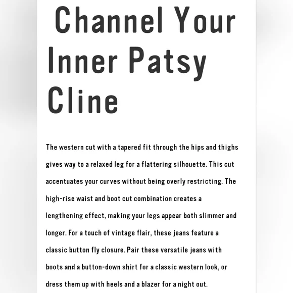 Smith + Rogue "No. 74 Trouser" Bootcut Blue Jeans Western | Women's Size 28 - Picture 13 of 15